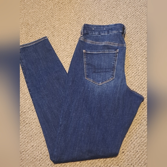 American Eagle Next Level Stretch Curvy Jeggings 10 X-long - Picture 2 of 6